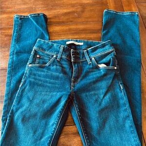 Hudson Jeans Women's Skinny Jeans - Teal Blue Wash